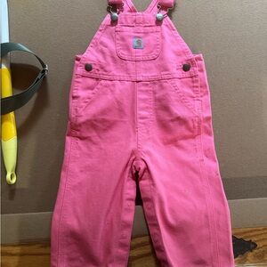 Carhartt Pink Overalls Sturdy Cotton Design
